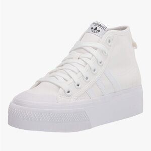 NWT adidas Originals Women's Nizza Platform Mid Sneaker Size 7.5